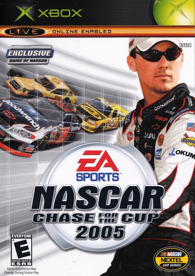 NASCAR Chase for the Cup 2005 box art for Xbox